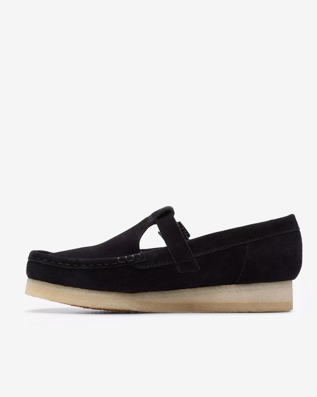 WMNS Wallabee T Bar 'Black Suede'